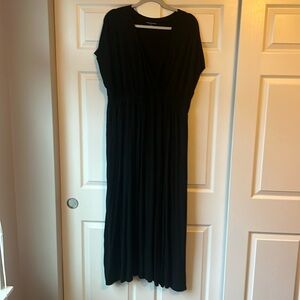 Amazon Essentials Women's Waisted Maxi Dress (plus size)
